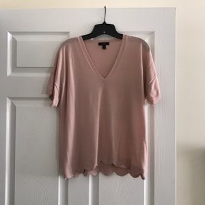 JCrew pink sweater